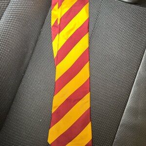 Gryffindor maroon and gold Harry Potter tie